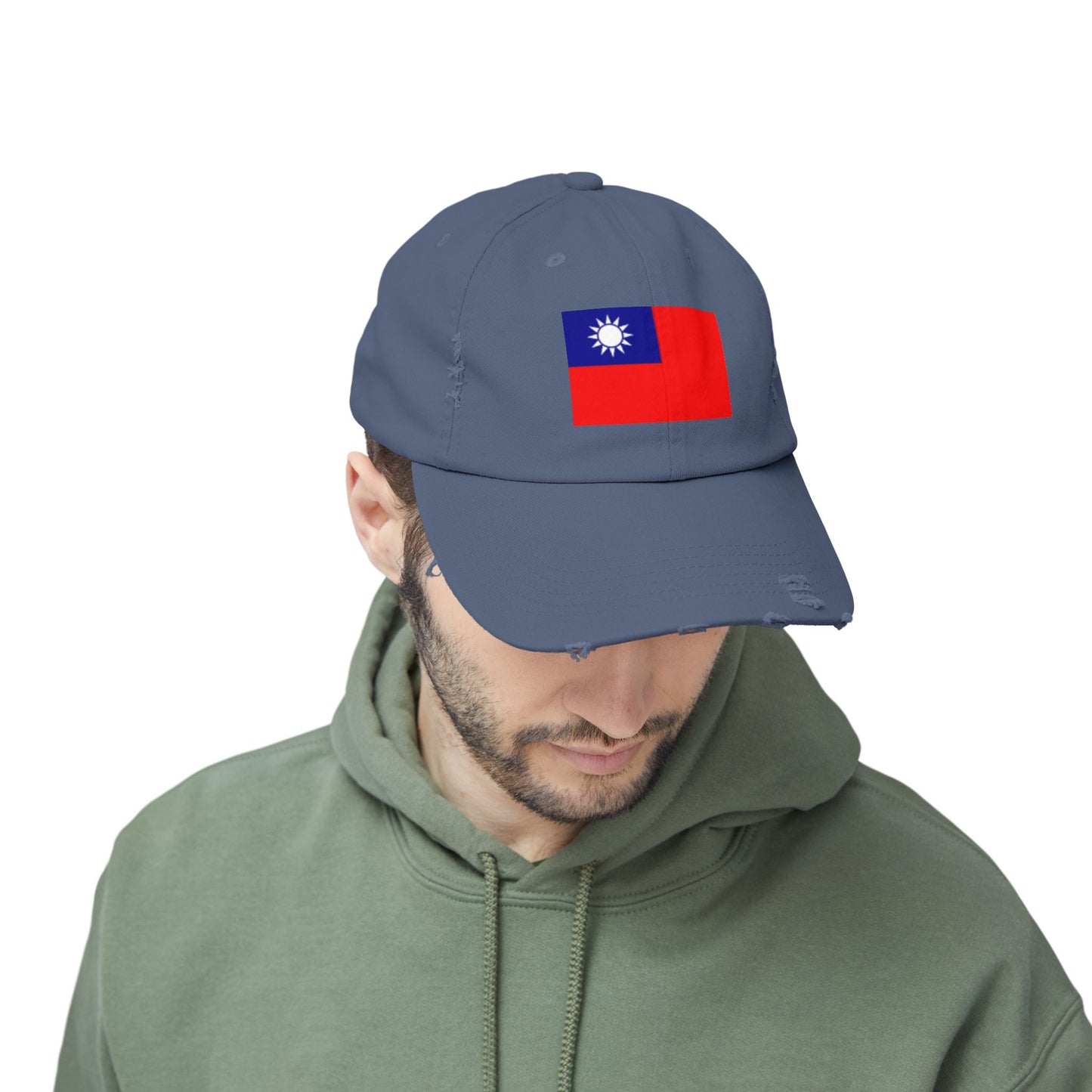 Unisex Distressed Cap -- Taiwan