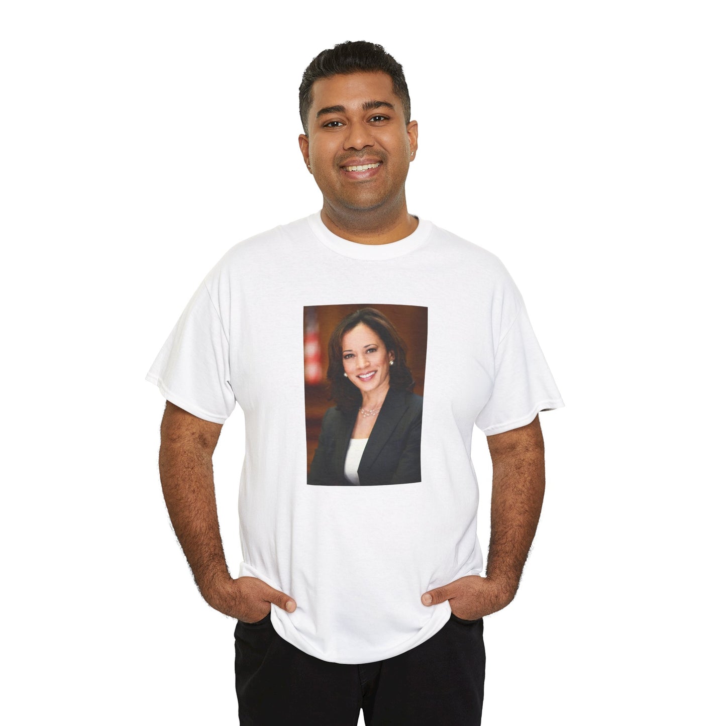 Unisex Heavy Cotton Tee -- Kamala Harris 2024